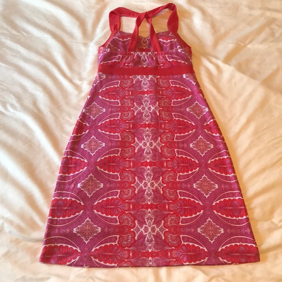 Dakini, Pink Patterned Summer Dress, XS - Picture 2 of 8
